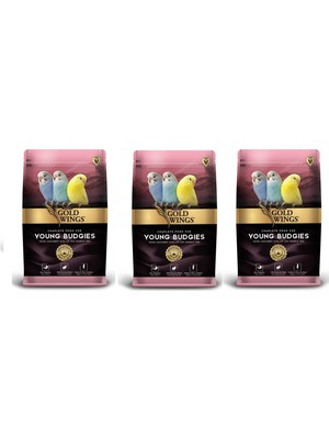 Gold Wings Premium Yavru Muhabbet Kuşu Yemi 1 kg (3 Adet)