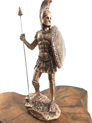 Otantik Hediyelik Spartan Savaşcı Heykel,mitolojik FIGÜR,300 Spartalı Biblo,spartalı Heykel,savaşçı Heykel,dekoratif Hediye