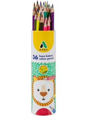 Adel Renkli Metal Tüp Kuru Boya 36'lı