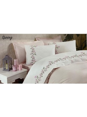 Özdilek Çift Kişilik Nakışlı Boutıqıe Spring Nevresim Takımı