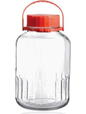 Paşabahçe Harvest Kırmızı Kapaklı Kavanoz - 8 Lt