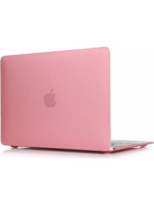 Arabulalaca Apple Apple Macbook Pro Retina 13.3 A1502 A1425 Kılıf 2in1 Mat Doku Case 2015 PEMBE