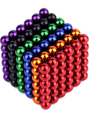 Buyfun 5 mm Manyetik Top Set Sihirli Mıknatıs Küp