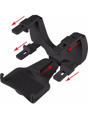 Cmt Araç Içi Dikiz Ayna Takılan Telefon Tutucu Gps Navigasyon Tutacak