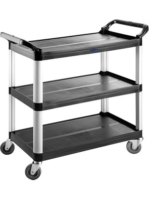 Biradlı Kat Servis Arabası Plastik 52X96X107 cm