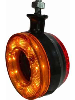 Ledshop Ayna Altı Küpe Lamba Içi Boş 12-24 Volt Sarı Kırmızı 2 Adet