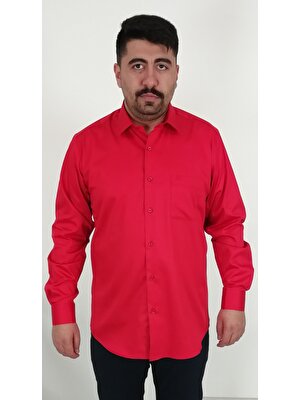 Tousus Regular Fit Kırmızı Erkek Gömlek