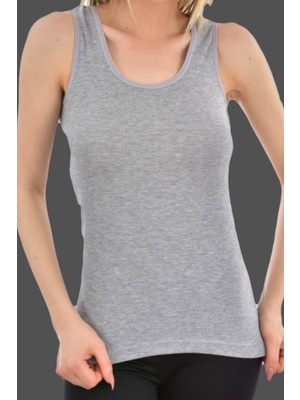 Tutku 0136 Kadın 6'lı Paket Geniş Askı %100 Pamuk Ribana Atlet