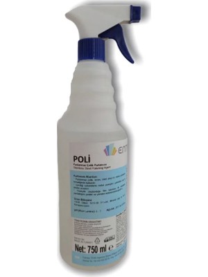 Entem Poli Paslanmaz Çelik Parlatıcısı 750 ml