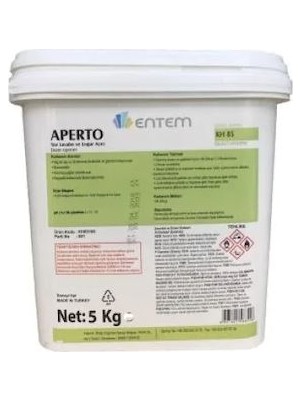 Entem Aperto Lavabo ve Logar Açıcı Toz 5kg