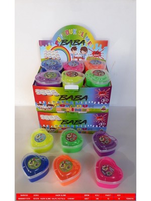 Erbek Plastik Kalpli Hazır Slime 6 Adet