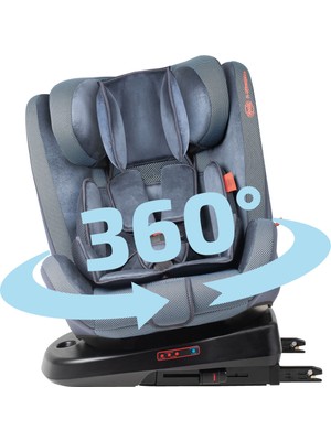 Heyner Kids Infiny Twist 0 - 36 kg Isofix Oto Koltuğu 360° Dönebilir