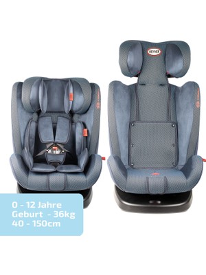 Heyner Kids Infiny Twist 0 - 36 kg Isofix Oto Koltuğu 360° Dönebilir