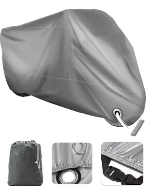 Coverplus Falcon Frida 7000 Elektrikli Vinleks Motosiklet Brandası (Bağlantı Tokalı)