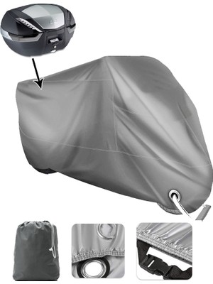 Coverplus Vespa Sprint 150 Vinleks Motor Brandası Arka Çanta Uyumlu