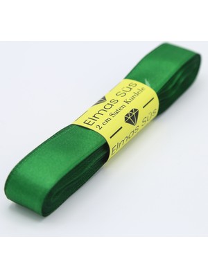 Zümrüt Yeşili Saten Kurdele (2 cm 10 M)