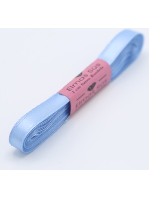 Mavi  Saten Kurdele (1 cm 10 M)