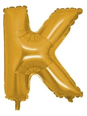 Acar Süs Altın Renk K Harf Folyo BALON(40INÇ) 100 cm