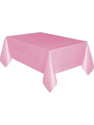 Acar Süs Pembe Plastik Masa Örtüsü