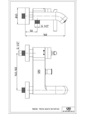 Gpd Frezia Banyo Bataryası -MBB100-