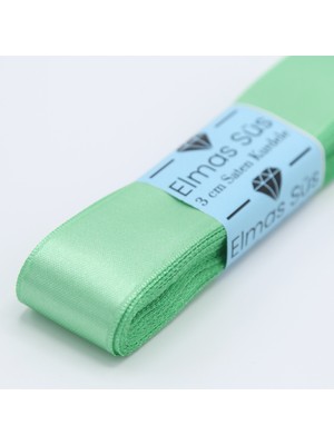 Elmas Süs Mint Yeşili Saten Kurdele (3 cm 10 M)