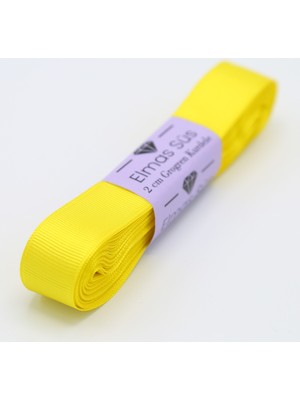 Elmas Süs Açık Sarı Grogren Kurdele (2cm 10M)