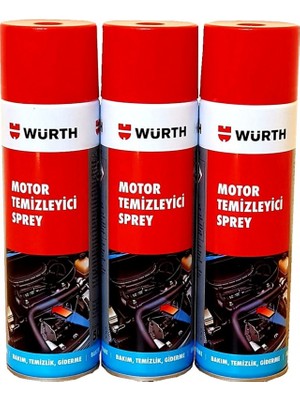 Würth Hızlı Motor Temizleme Spreyi 500 ml ( 3 Lü Set)