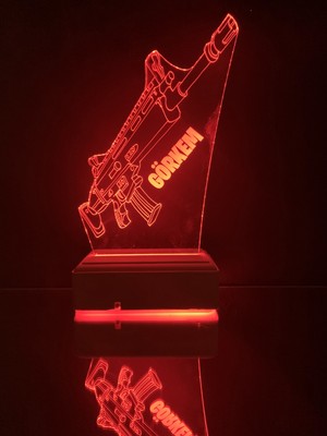 Modiwa Design Fortnite Scar 16 Renk LED Gece Lambası