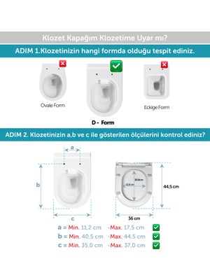 Aqua Bagno Roxy  Yavaş Kapanan Klozet Kapağı - Duroplast