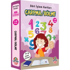 Dört İşlem Kartları-Çarpma-Bölme 7-8 Yaş