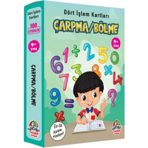 Dört İşlem Kartları-Çarpma-Bölme 9+ Yaş