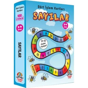 Dört İşlem Kartları-Sayılar 3-6 Yaş