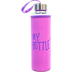 My Bottle Renkli Kılıflı Matara 470 ml Mor