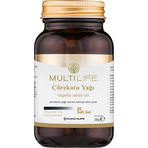 Multilife Çörekotu Yağı İçeren Takviye edici Gıda 60 Soft Gel
