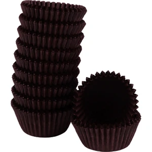 Kahverengi 0 No Cupcake Kapsül Kağıt 1250 Adet