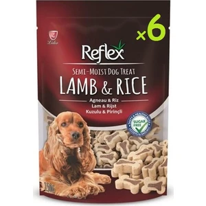 Semi Moist Kuzu Pirinçli Köpek Ödül Maması 150 gr 6 Adet