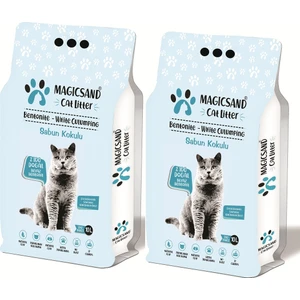 Marsilya Sabun Kokulu Kedi Kumu 10 Lt * 2 Kalın Taneli