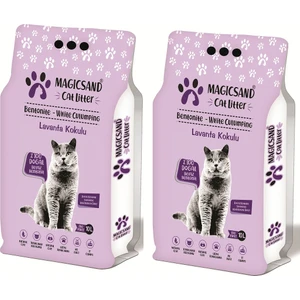 Lavanta Kokulu Kedi Kumu 10 Lt * 2 Adet Kalın Taneli