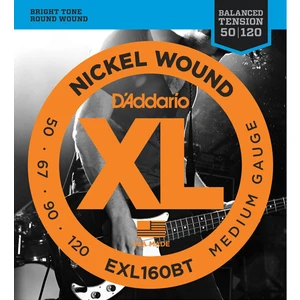 EXL160BT Nickel Wound- Balanced Tension Medium- 50-120 Takım Tel Bas Gitar Teli 050-120
