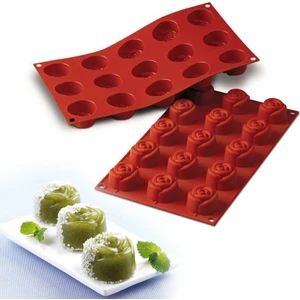 Coşan Pastacılık 15'li Gül Silikon Kalıp