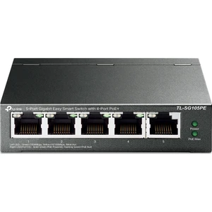 TL-SG105PE, 5 Port Gıgabıt Easy Smart Swıtch 4-Port Poe Plus
