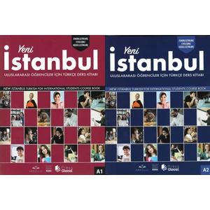İstanbul Kültür Sanat Basımevi Yabancılar İçin Türkçe Yeni İstanbul   A1-A2-  Ders + Çalışma + İnteraktif  Dijital QR Kod
