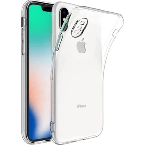 Apple iPhone Xs Max Kılıf Kamera Korumalı Şeffaf Silikon Şeffaf