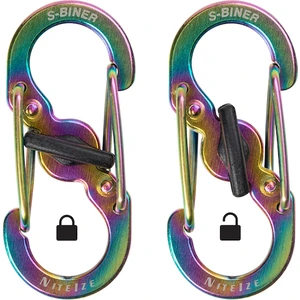 Nite Ize S-Biner Microlock Çelik Karabina 2li Paket