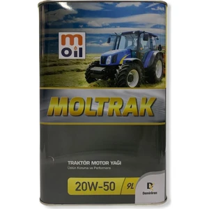 Moltrak Traktör Motor Yağı 20W-50 9Litre Motor Yağı ( Üretim Yılı : 2024 )