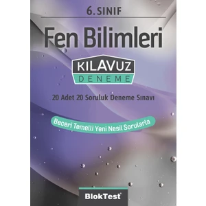 Bloktest Yayınları 6. Sınıf Fen Bilimleri Kılavuz Deneme