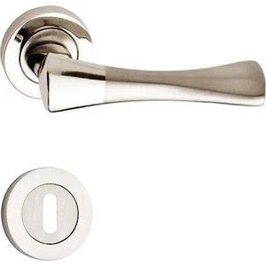 Pladium Nikel Inox Daire Rozetli Oda Kapı Kolu 9820697