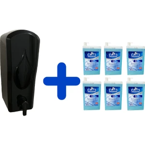6 Adet/ 1 L Köpük Sabun Kartuşu + Dispenser