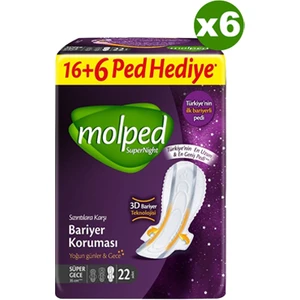 Süpernight Süper Gece Dev  22'li x 6 Paket