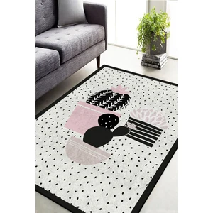 Cappio Halı Soyut Renkli Eskitme Halı CP642